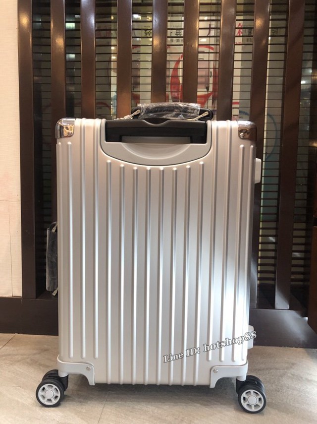 RIMOWA頂級版本行李箱四輪拉杆箱 日默瓦Classic Flight鋁合金系列發亮鋁鎂框行李箱 gdx1098